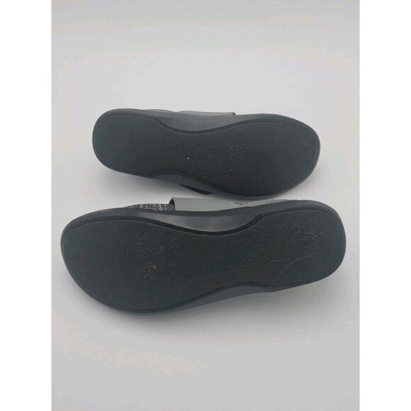 Traq by Alegria Womens Qwik Knit Slip on Shoes Charcoal Gray 41M US 10.5 11 - Picture 8 of 12